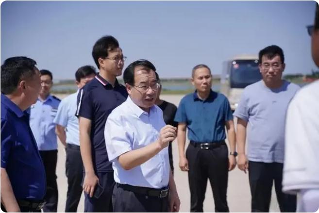 王錦山督導檢查河道防汛、防溺水工作